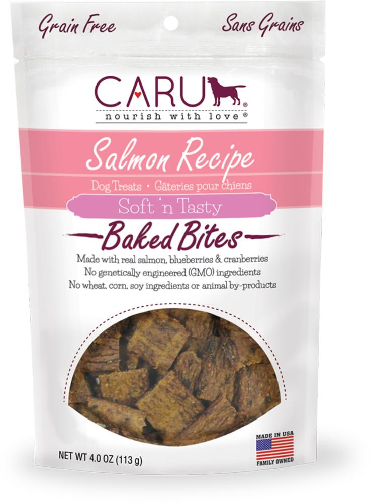 CARU Soft 'n Tasty Salmon Recipe Baked Bites for Dogs