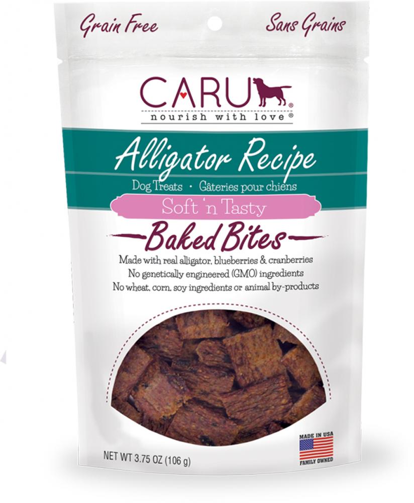 CARU Soft 'n Tasty Alligator Recipe Baked Bites for Dogs