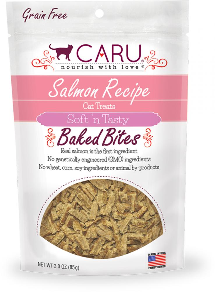 CARU Soft 'n Tasty Salmon Recipe Baked Bites for Cats