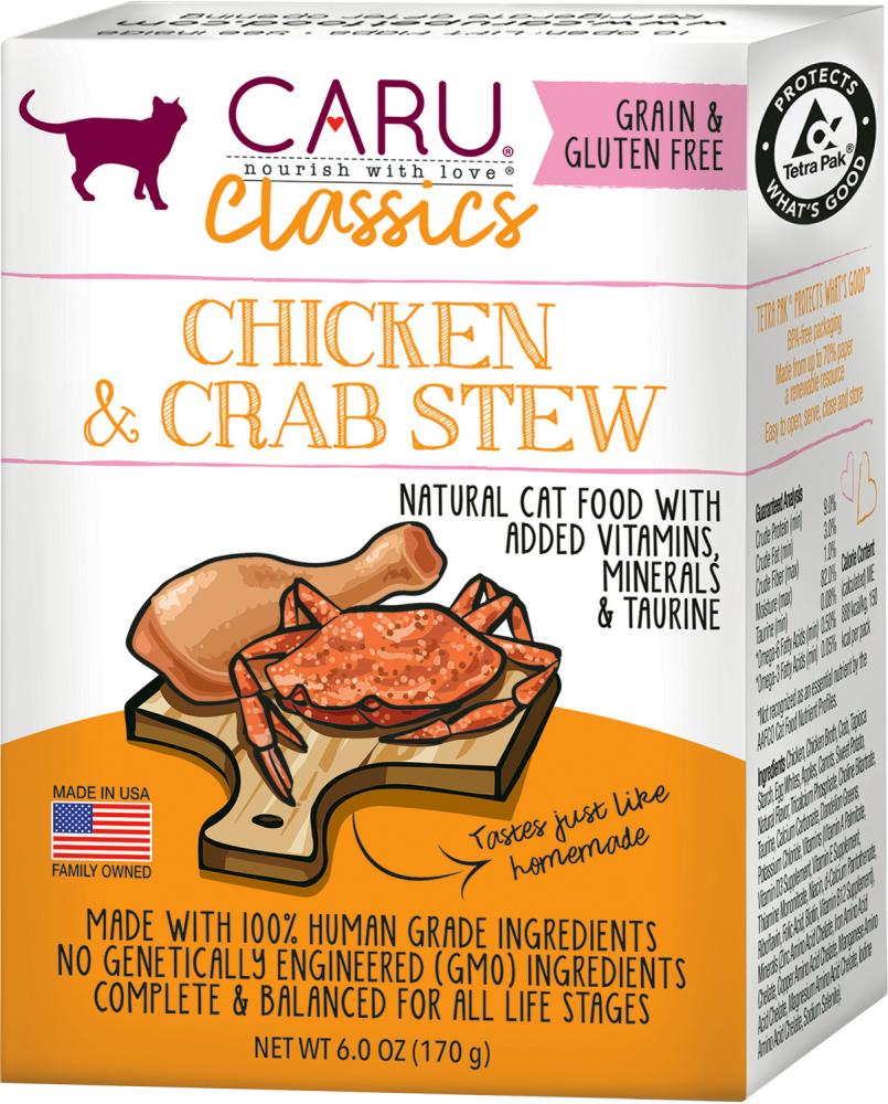 CARU Classics Chicken & Crab Stew for Cats