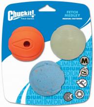 Chuck-IT 00660048000204 - CHKIT FETCH MEDLEY ASST 3-PK