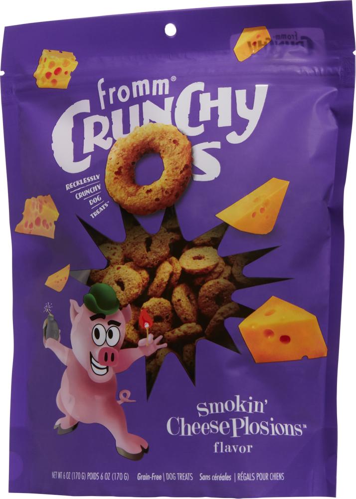 Fromm' Crunchy Os Smokin' Cheesesplosions' Flavor Dog Treats