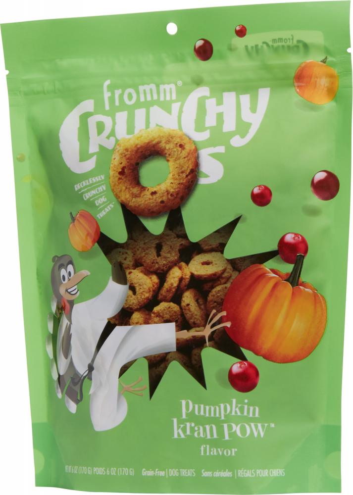 Fromm' Crunchy Os Pumpkin Kran Pow' Flavor Dog Treats