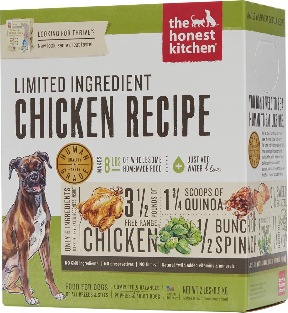 The Honest Kitchen Whole Grain Chicken Dog Food Recipe