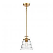 ELK Home 67885/1 - Current 8'' Wide 1-Light Pendant - Satin Brass