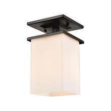 ELK Home EN110136 - Thomas - Broad Street 5.5'' Wide 1-Light Outdoor Flush Mount - Textured Matte Black