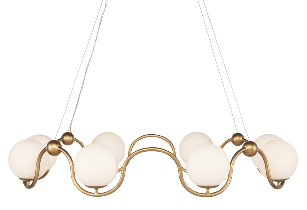 Equilibrium Brass Chandelier