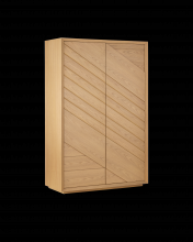 Currey 3000-0315 - Margot Natural Oak Storage Cabinet