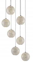 Currey 9000-0718 - Finhorn 7-Light Round Multi-Drop Pendant