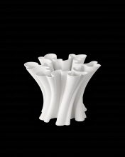 Currey 1200-0935 - Godet Twist White Vase