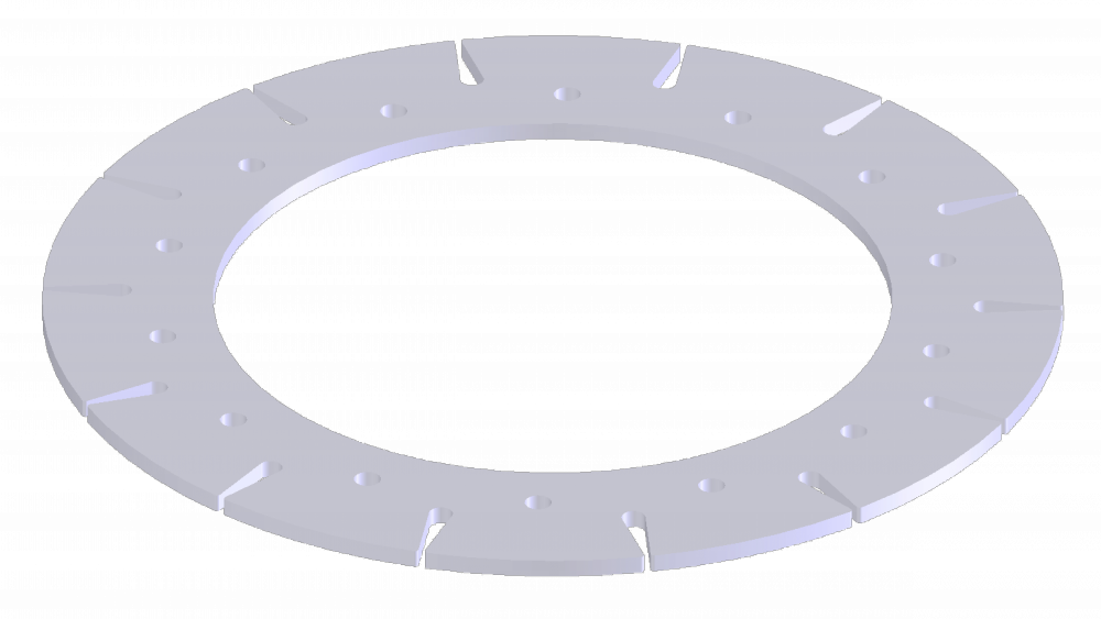 GAUGE PLATE, ALUM-SLOTTED SERIES C 20"