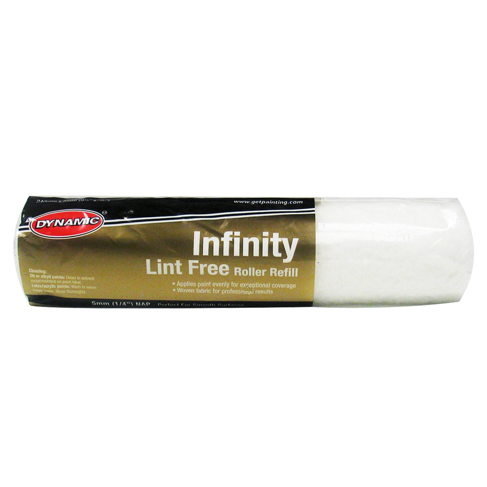 PAINT ROLLER REFILL, DYNAMIC INFINITY LINT FREE 5MM (20/CS) (9.5")