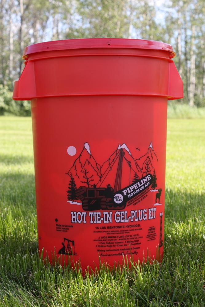 HOT MUD PLUG KIT, PIPELINE, 5 GAL PAIL