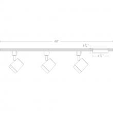 WAC Integrator Tier 1 H-7011/3-CS-WT - Ocularc 7011/3 - 5CCT Track Luminaire