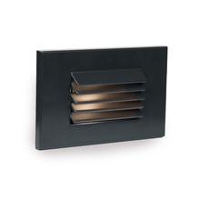 WAC Integrator Tier 1 WL-LED120-C-BK - LED Horizontal Louvered Step and Wall Light