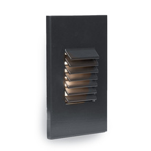 WAC Integrator Tier 1 WL-LED220-C-BK - LED Vertical Louvered Step and Wall Light