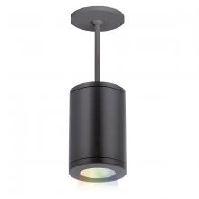 WAC Integrator Tier 1 DS-PD05-S-CC-BK - Tube Architectural 5" LED Color Changing Pendant