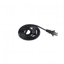 WAC Integrator Tier 1 HR-PC6-BK - 120V Undercabinet Puck Light Power Cord