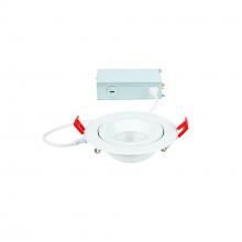 WAC Integrator Tier 1 R4ERA2R-W9CS-WT - LOTOS R  ADJ DOWNLIGHT RND 4IN 5CCT