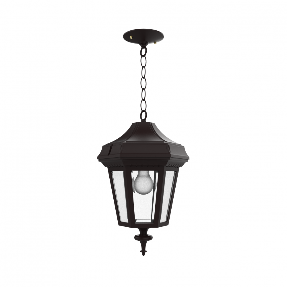 Oxford - Ceiling mount with chain closed bottom medium format - 24855