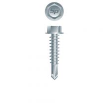 Intercorp H608 - Strong-Point Unslotted Indented Hex Washer Head, Zinc Plated, 6-20 x 1/2, #2 Poi