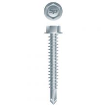 Intercorp H1216 - Strong-Point Unslotted Indented Hex Washer Head, Zinc Plated, 12-14 x 1, #3 Poin