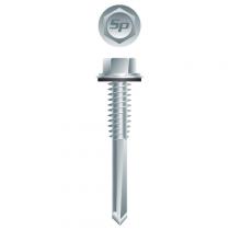 Intercorp HA53 - Strong-Point Unslotted Indented Hex Washer Head, Zinc Plated with 9/16 O.D. Bond