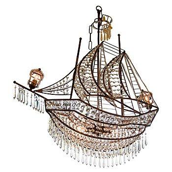 Sailing Ship Chandelier