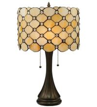 Meyda White 119589 - 21"H Giacomo Table Lamp