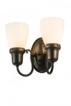 Meyda White 188456 - 10"W Revival Goblet 2 LT Wall Sconce