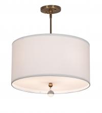 Meyda White 219402 - 18" Wide Cilindro Textrene Pendant