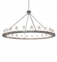 Meyda White 236480 - 72" Wide Loxley 24 Light Chandelier