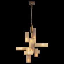 Fine Art Handcrafted Lighting 732040GU - Perspectives 46"W Rectangular Chandelier